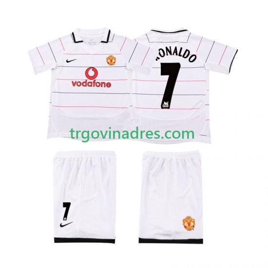 Dječji Domaći Dres Manchester United Retro Cristiano Ronaldo 7 2003 2005 s Kratkih Rukava Dječji Domaći Dres Manchester United Retro Cristiano Ronaldo 7 2003 2005 s Kratkih Rukava