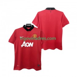 Muški Domaći Dres Manchester United Retro 2013 2014 s Kratkih Rukava Muški Domaći Dres Manchester United Retro 2013 2014 s Kratkih Rukava