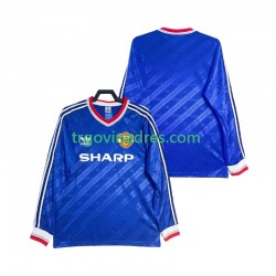 Muški Treći Dres Manchester United Retro 1986 1988 s Dugim Rukavima Muški Treći Dres Manchester United Retro 1986 1988 s Dugim Rukavima