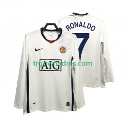 Muški Gostujući Dres Manchester United Ronaldo 7 Retro Premier League 2009 2008 s Dugim Rukavima Muški Gostujući Dres Manchester United Ronaldo 7 Retro Premier League 2009 2008 s Dugim Rukavima