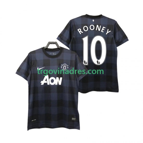 Muški Gostujući Dres Manchester United Rooney 10 Retro 2013 2014 s Kratkih Rukava Muški Gostujući Dres Manchester United Rooney 10 Retro 2013 2014 s Kratkih Rukava