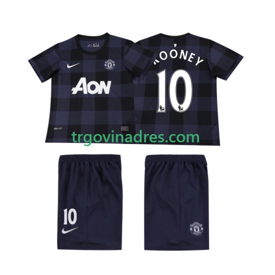 Dječji Gostujući Dres Manchester United Rooney 10 Retro 2013 2014 s Kratkih Rukava Dječji Gostujući Dres Manchester United Rooney 10 Retro 2013 2014 s Kratkih Rukava