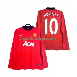 Muški Domaći Dres Manchester United Rooney 10 Retro 2013 2014 s Dugim Rukavima Muški Domaći Dres Manchester United Rooney 10 Retro 2013 2014 s Dugim Rukavima