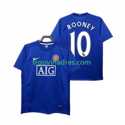 Muški Treći Dres Manchester United Rooney 10 Retro 2009 2008 s Kratkih Rukava Muški Treći Dres Manchester United Rooney 10 Retro 2009 2008 s Kratkih Rukava