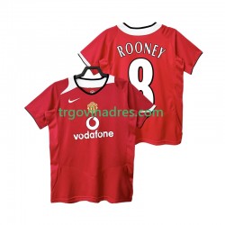Muški Domaći Dres Manchester United Rooney 8 Retro 2005 2006 s Kratkih Rukava Muški Domaći Dres Manchester United Rooney 8 Retro 2005 2006 s Kratkih Rukava