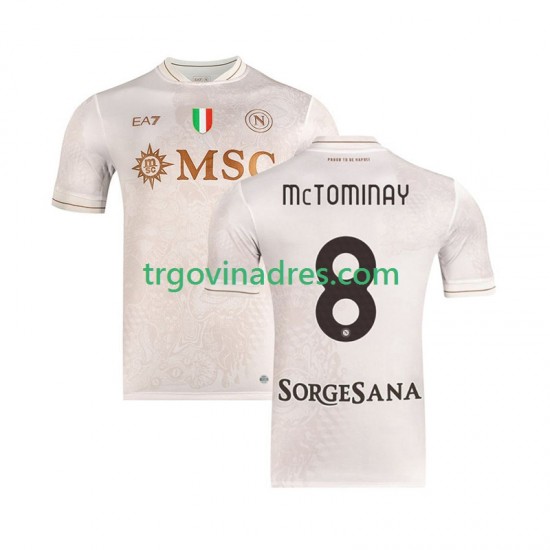 Muški Gostujući Dres Napoli Scott McTominay 8 2025-2026 s Kratkih Rukava Muški Gostujući Dres Napoli Scott McTominay 8 2025-2026 s Kratkih Rukava