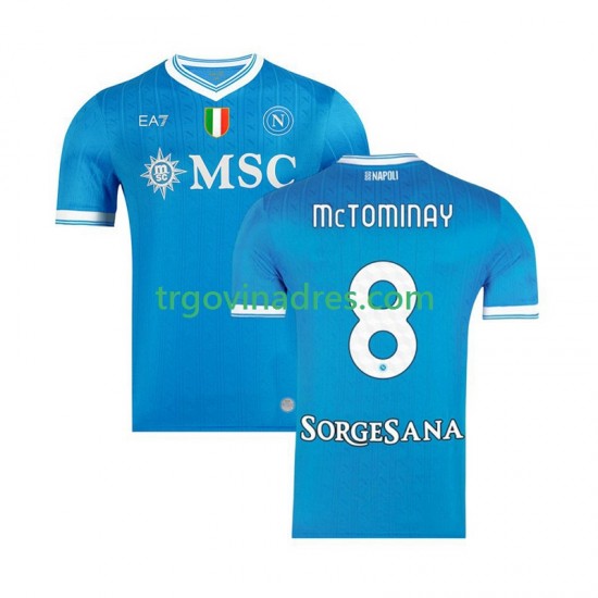 Muški Domaći Dres Napoli Scott McTominay 8 2025-2026 s Kratkih Rukava Muški Domaći Dres Napoli Scott McTominay 8 2025-2026 s Kratkih Rukava