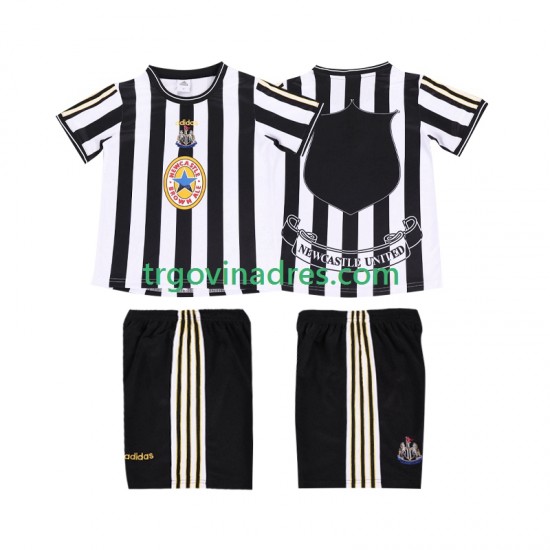 Dječji Domaći Dres Newcastle United Retro 1997 1999 s Kratkih Rukava Dječji Domaći Dres Newcastle United Retro 1997 1999 s Kratkih Rukava
