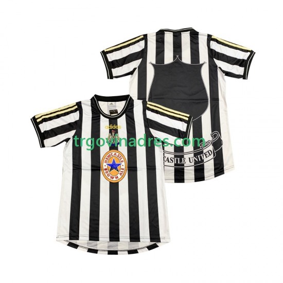 Muški Domaći Dres Newcastle United Retro 1997 1999 s Kratkih Rukava Muški Domaći Dres Newcastle United Retro 1997 1999 s Kratkih Rukava