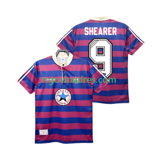 Muški Gostujući Dres Newcastle United SHEARER 9 Retro 1995 1997 s Kratkih Rukava Muški Gostujući Dres Newcastle United SHEARER 9 Retro 1995 1997 s Kratkih Rukava