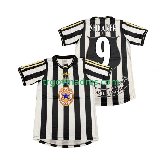 Muški Domaći Dres Newcastle United SHEARER 9 Retro 1997 1999 s Kratkih Rukava Muški Domaći Dres Newcastle United SHEARER 9 Retro 1997 1999 s Kratkih Rukava
