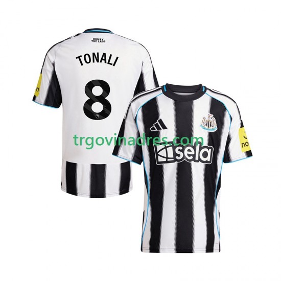 Muški Domaći Dres Newcastle United Sandro Tonali 8 2025-2026 s Kratkih Rukava Muški Domaći Dres Newcastle United Sandro Tonali 8 2025-2026 s Kratkih Rukava