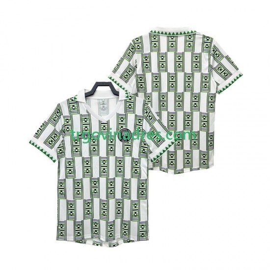 Muški Gostujući Dres Nigerija Retro 1994 s Kratkih Rukava Muški Gostujući Dres Nigerija Retro 1994 s Kratkih Rukava