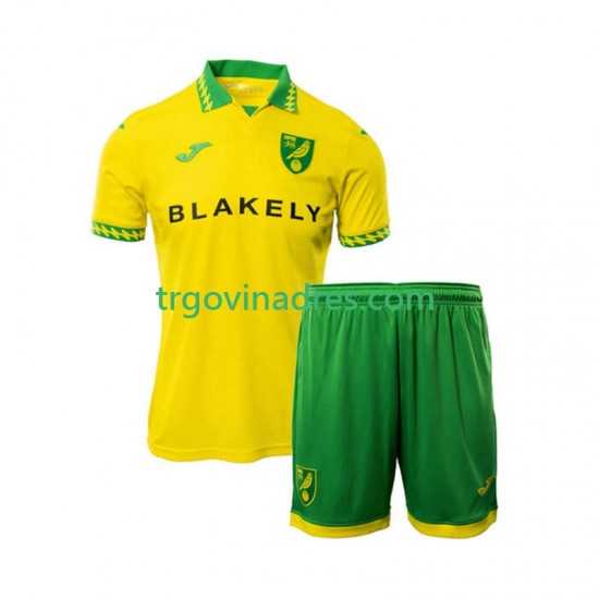Dječji Domaći Dres Norwich City 2025-2026 s Kratkih Rukava Dječji Domaći Dres Norwich City 2025-2026 s Kratkih Rukava