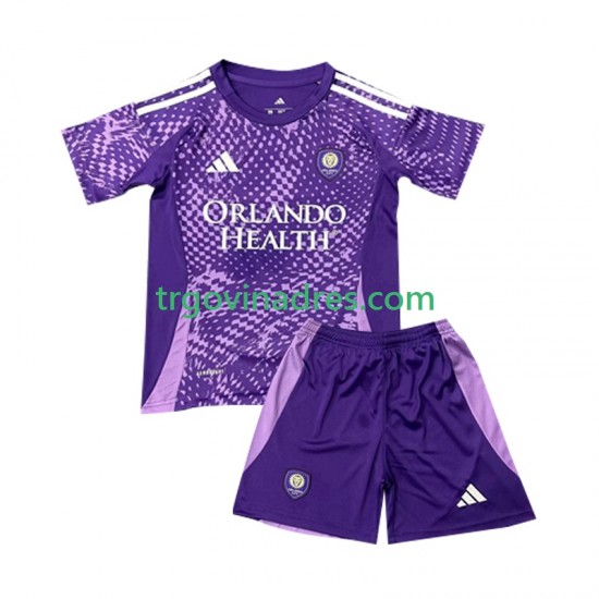 Dječji Domaći Dres Orlando City SC 2025 s Kratkih Rukava Dječji Domaći Dres Orlando City SC 2025 s Kratkih Rukava