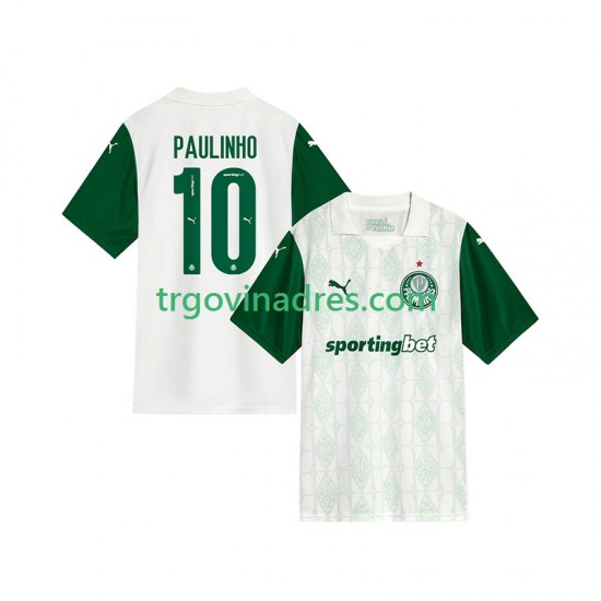 Muški Gostujući Dres Palmeiras Paulinho 10 2025-2026 s Kratkih Rukava Muški Gostujući Dres Palmeiras Paulinho 10 2025-2026 s Kratkih Rukava