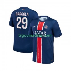 Muški Domaći Dres Paris Saint-Germain Bradley Barcola 29 2024-2025 s Kratkih Rukava Muški Domaći Dres Paris Saint-Germain Bradley Barcola 29 2024-2025 s Kratkih Rukava