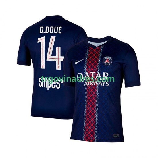 Muški Domaći Dres Paris Saint-Germain Desire Doue 14 2025-2026 s Kratkih Rukava Muški Domaći Dres Paris Saint-Germain Desire Doue 14 2025-2026 s Kratkih Rukava