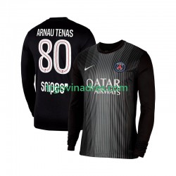 Muški Domaći Golmanski Dres Paris Saint-Germain Arnau Tenas 80 2025-2026 s Dugim Rukavima Muški Domaći Golmanski Dres Paris Saint-Germain Arnau Tenas 80 2025-2026 s Dugim Rukavima