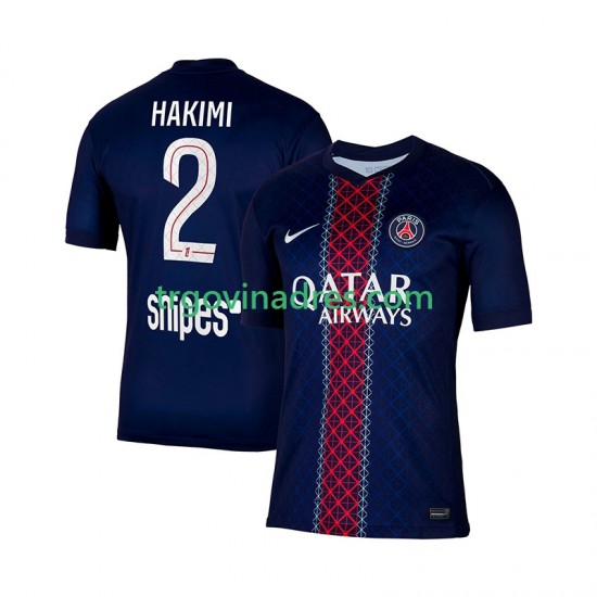Muški Domaći Dres Paris Saint-Germain Hakimi 2 2025-2026 s Kratkih Rukava Muški Domaći Dres Paris Saint-Germain Hakimi 2 2025-2026 s Kratkih Rukava