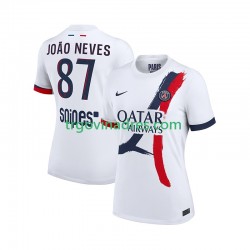 Muški Gostujući Dres Paris Saint-Germain Joao Neves 87 2025-2026 s Kratkih Rukava Muški Gostujući Dres Paris Saint-Germain Joao Neves 87 2025-2026 s Kratkih Rukava