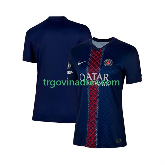 Ženska Domaći Dres Paris Saint-Germain 2025-2026 s Kratkih Rukava Ženska Domaći Dres Paris Saint-Germain 2025-2026 s Kratkih Rukava