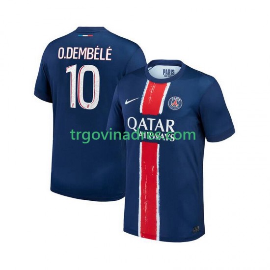 Muški Domaći Dres Paris Saint-Germain Ousmane Dembele 10 2024-2025 s Kratkih Rukava Muški Domaći Dres Paris Saint-Germain Ousmane Dembele 10 2024-2025 s Kratkih Rukava