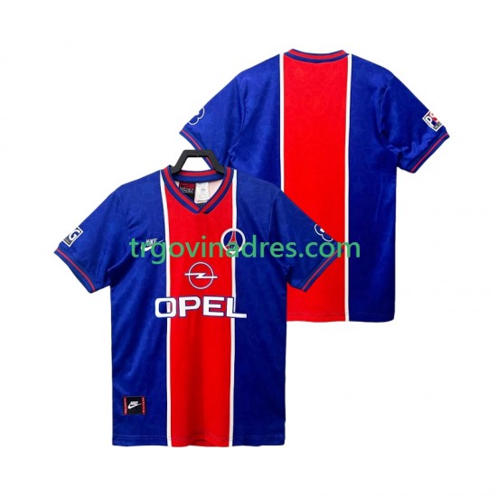Muški Domaći Dres Paris Saint-Germain Retro 1995 1996 s Kratkih Rukava Muški Domaći Dres Paris Saint-Germain Retro 1995 1996 s Kratkih Rukava