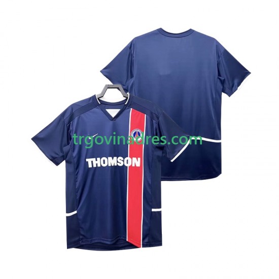 Muški Domaći Dres Paris Saint-Germain Retro 2003 2002 s Kratkih Rukava Muški Domaći Dres Paris Saint-Germain Retro 2003 2002 s Kratkih Rukava