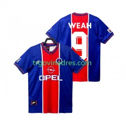 Muški Domaći Dres Paris Saint-Germain WEAH 9 Retro 1995 1996 s Kratkih Rukava Muški Domaći Dres Paris Saint-Germain WEAH 9 Retro 1995 1996 s Kratkih Rukava