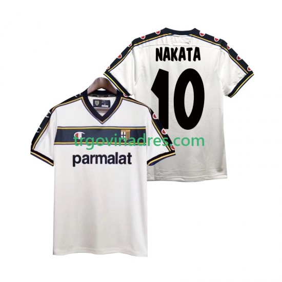 Muški Gostujući Dres Parma NAKATA 10 Retro 2003 2002 s Kratkih Rukava Muški Gostujući Dres Parma NAKATA 10 Retro 2003 2002 s Kratkih Rukava