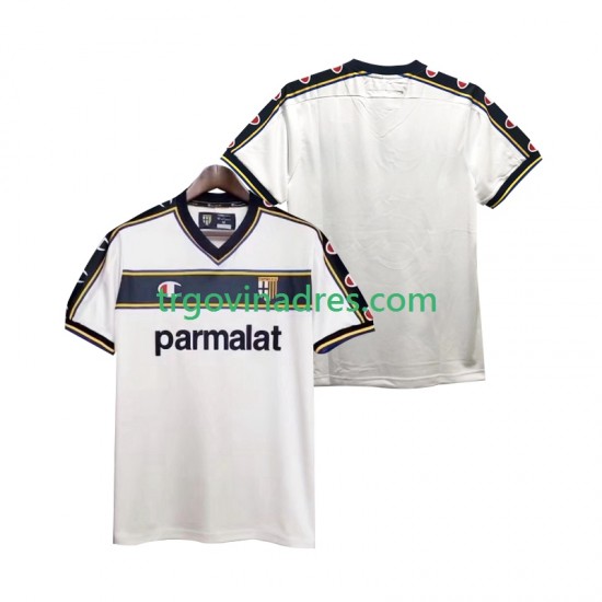 Muški Gostujući Dres Parma Retro 2003 2002 s Kratkih Rukava Muški Gostujući Dres Parma Retro 2003 2002 s Kratkih Rukava