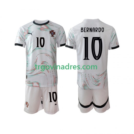 Dječji Gostujući Dres Portugal Bernardo Silva 10 2025-2026 s Kratkih Rukava Dječji Gostujući Dres Portugal Bernardo Silva 10 2025-2026 s Kratkih Rukava
