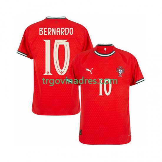 Muški Domaći Dres Portugal Bernardo Silva 10 2025-2026 s Kratkih Rukava Muški Domaći Dres Portugal Bernardo Silva 10 2025-2026 s Kratkih Rukava