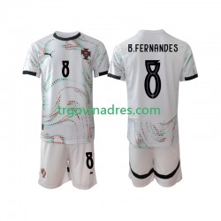 Dječji Gostujući Dres Portugal Bruno Fernandes 8 2025-2026 s Kratkih Rukava Dječji Gostujući Dres Portugal Bruno Fernandes 8 2025-2026 s Kratkih Rukava