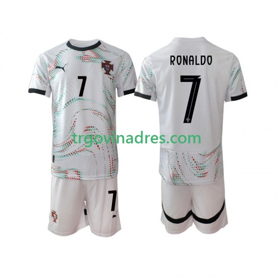Dječji Gostujući Dres Portugal Cristiano Ronaldo 7 2025 s Kratkih Rukava Dječji Gostujući Dres Portugal Cristiano Ronaldo 7 2025 s Kratkih Rukava