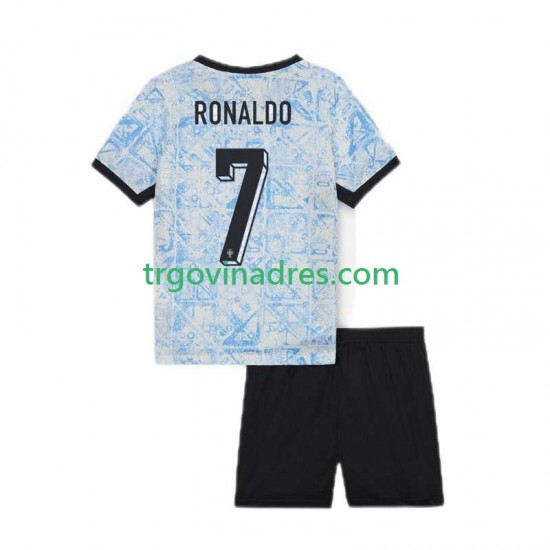 Dječji Gostujući Dres Portugal Cristiano Ronaldo 7 Euro 2024 s Kratkih Rukava Dječji Gostujući Dres Portugal Cristiano Ronaldo 7 Euro 2024 s Kratkih Rukava