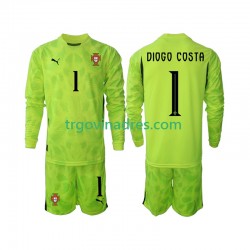 Dječji Domaći Golmanski Dres Portugal Diogo Costa 1 2025 s Dugim Rukavima Dječji Domaći Golmanski Dres Portugal Diogo Costa 1 2025 s Dugim Rukavima