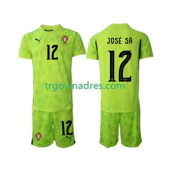 Dječji Domaći Golmanski Dres Portugal Jose Sa 12 2025 s Kratkih Rukava Dječji Domaći Golmanski Dres Portugal Jose Sa 12 2025 s Kratkih Rukava