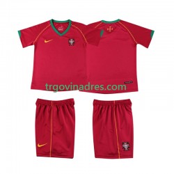 Dječji Domaći Dres Portugal Retro 2006 s Kratkih Rukava Dječji Domaći Dres Portugal Retro 2006 s Kratkih Rukava