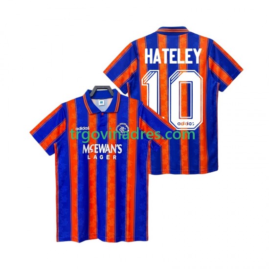 Muški Gostujući Dres Rangers HATELEY 10 Retro 1993 1994 s Kratkih Rukava Muški Gostujući Dres Rangers HATELEY 10 Retro 1993 1994 s Kratkih Rukava