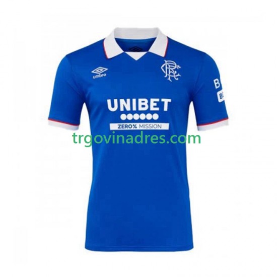 Muški Domaći Dres Rangers 2025-2026 s Kratkih Rukava Muški Domaći Dres Rangers 2025-2026 s Kratkih Rukava