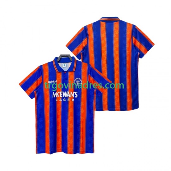Muški Gostujući Dres Rangers Retro 1993 1994 s Kratkih Rukava Muški Gostujući Dres Rangers Retro 1993 1994 s Kratkih Rukava