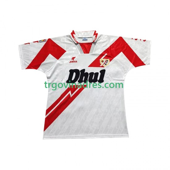 Muški Domaći Dres Rayo Vallecano Retro 1995 1994 s Kratkih Rukava Muški Domaći Dres Rayo Vallecano Retro 1995 1994 s Kratkih Rukava