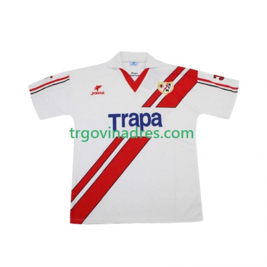 Muški Domaći Dres Rayo Vallecano Retro 1997 1998 s Kratkih Rukava Muški Domaći Dres Rayo Vallecano Retro 1997 1998 s Kratkih Rukava
