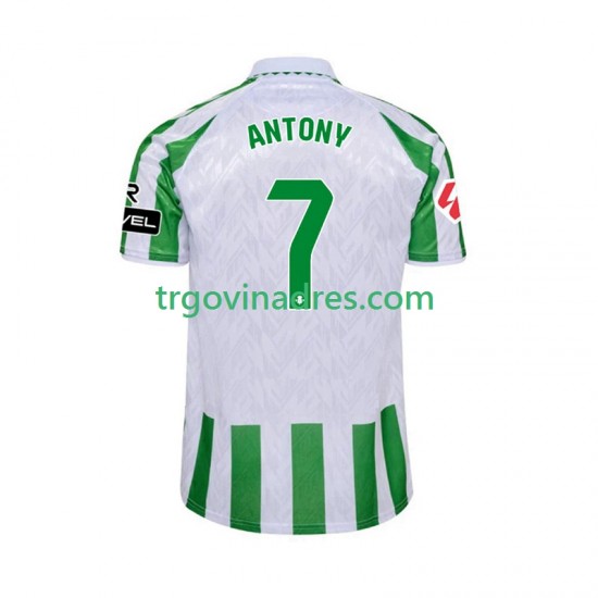 Muški Domaći Dres Real Betis ANTONY 7 2024-2025 s Kratkih Rukava Muški Domaći Dres Real Betis ANTONY 7 2024-2025 s Kratkih Rukava