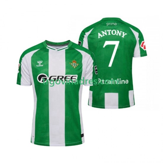 Muški Domaći Dres Real Betis Antony 7 2025-2026 s Kratkih Rukava Muški Domaći Dres Real Betis Antony 7 2025-2026 s Kratkih Rukava