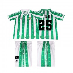 Dječji Domaći Dres Real Betis FINIDI 25 Retro 1996 1997 s Kratkih Rukava Dječji Domaći Dres Real Betis FINIDI 25 Retro 1996 1997 s Kratkih Rukava