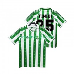 Muški Domaći Dres Real Betis FINIDI 25 Retro 1996 1997 s Kratkih Rukava Muški Domaći Dres Real Betis FINIDI 25 Retro 1996 1997 s Kratkih Rukava