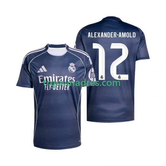 Muški Gostujući Dres Real Madrid Alexander-Arnold 12 2025-2026 s Kratkih Rukava Muški Gostujući Dres Real Madrid Alexander-Arnold 12 2025-2026 s Kratkih Rukava